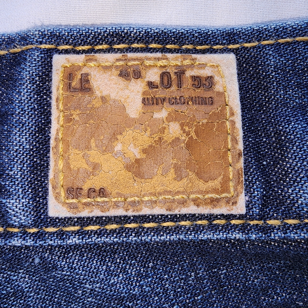 Vtg Levi's Lot 53 Red Tab Men's Dark Blue Jeans Straight Leg Bootcut Sz 34/34 - Picture 14 of 16